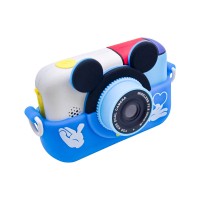 Детский фотоаппарат Mickey Mouse (синий) - 4
